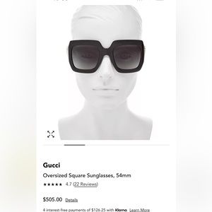 Gucci Sunglasses - brand new